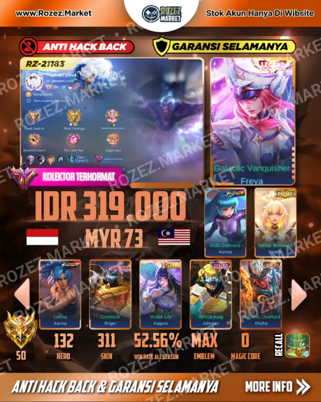 LEGEND FREYA